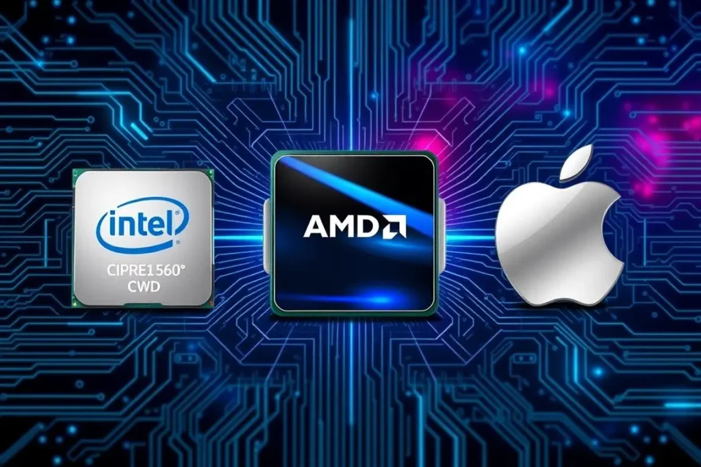 مقایسه نسل جدید پردازنده ها (اینتل ، AMD ، اپل) 13 اینتل
