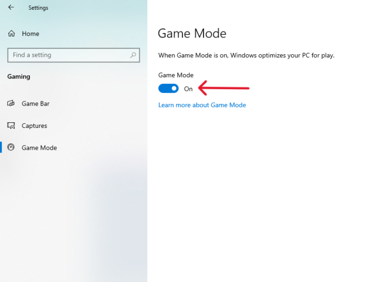 روش Gaming Mode برای سریع تر شدن سرعت ویندوز