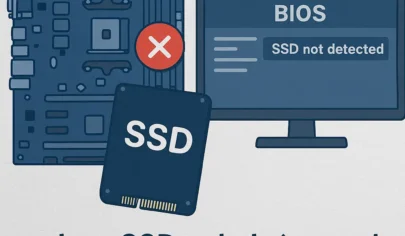 حل مشکل عدم شناسایی SSD در بایوس