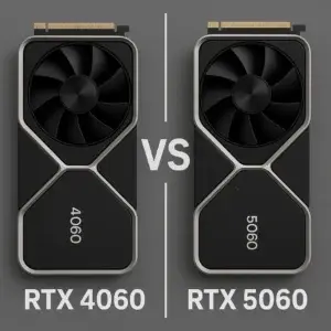 کارت گرافیک RTX5060 مقابل RTX4060