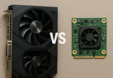 The difference between a computer graphics card and a laptop graphics card