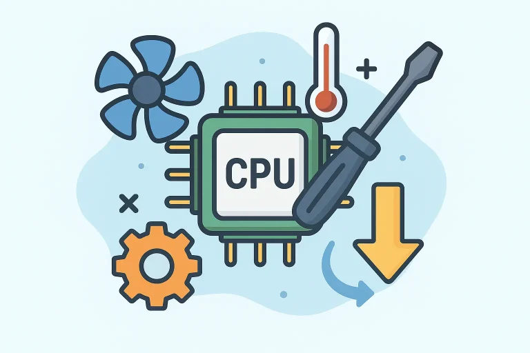 سوالات متداول (FAQ)روش‌های عملی برای کاهش دمای CPU