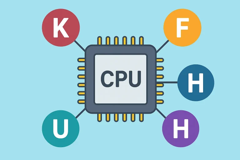 پسوندهای پردازنده‌های اینتل چه معنایی دارند