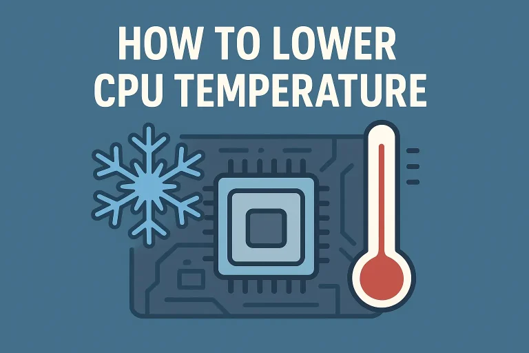 چگونه درجه دمای cpu را کاهش دهیم؟