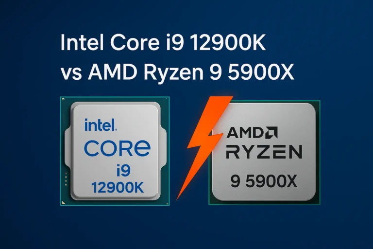 مقایهس پردازنده 12900K با رقبا