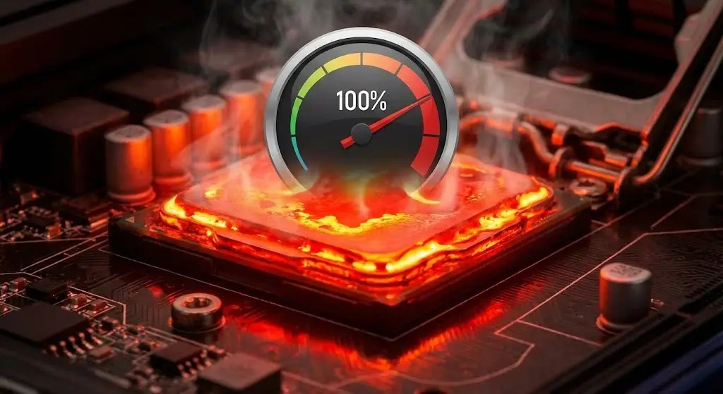 چرا CPU به 100 درصد میرسد؟ 14 Why does the CPU reach 100