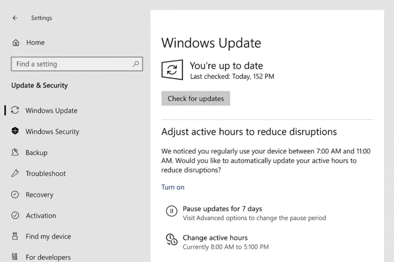 یکی از دلایل بالا رفتن دمای cpu : آپدیت ها و سرویس های پس زمینه ویندوز